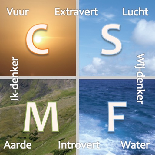 Overzicht van de 4 temperamenten met hun eigenschappen